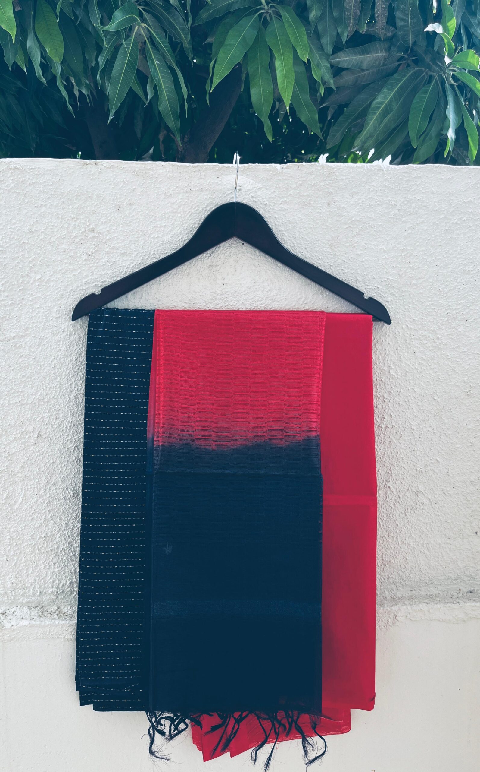 Semi-Tussar Dual Tone Dress Material