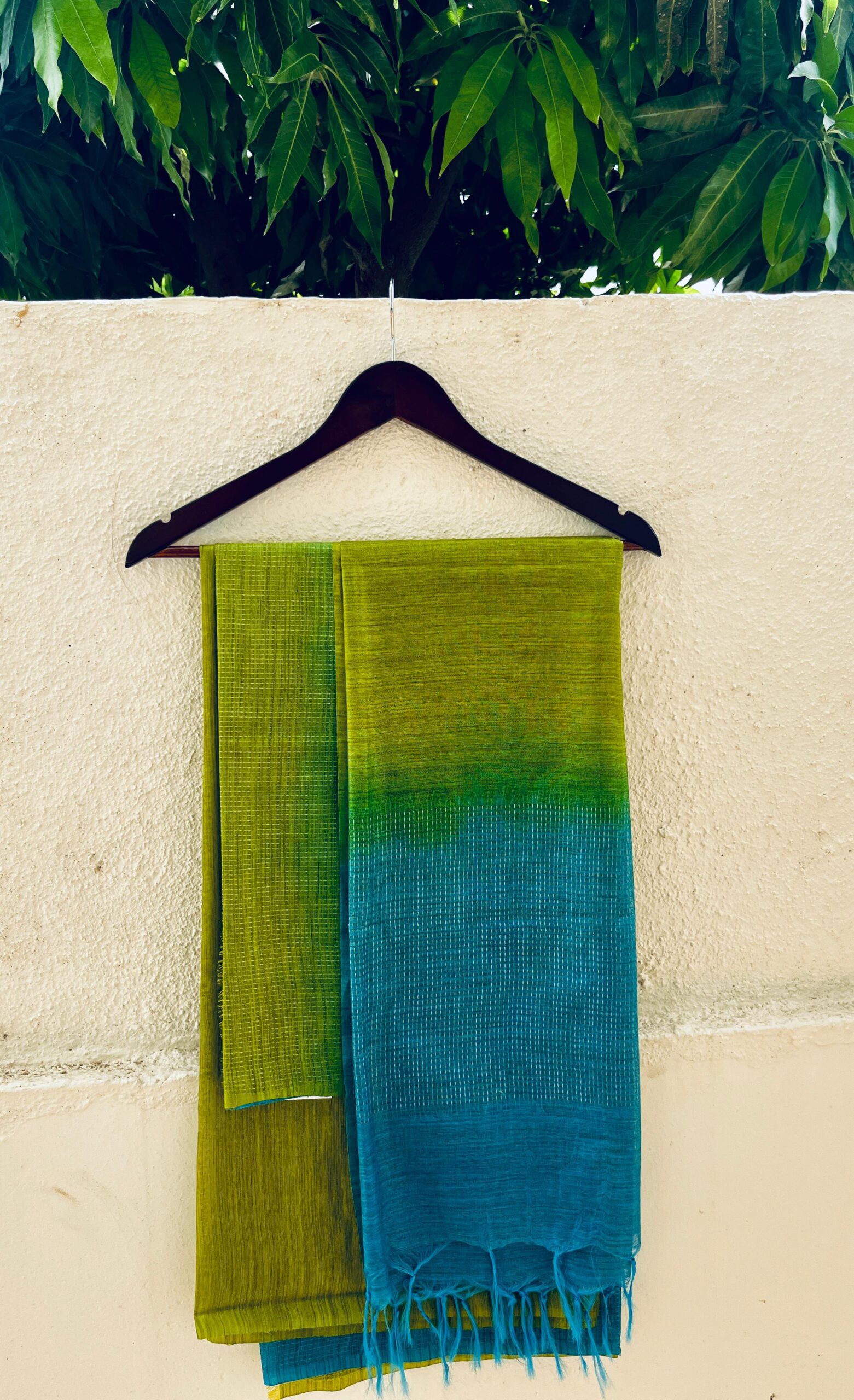 Semi Tussar Silk Dress Material